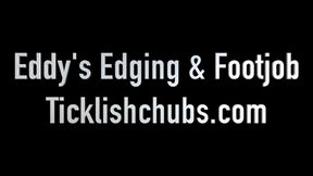 Eddy's Edging & Footjob Making Him Moan, Curl His Toes, and Cum to a Pleasurable Orgasm (1080p HD)