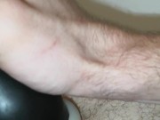Flashlight oil handjob
