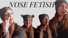 NOSE PICKING NOSE BLOWING FETISH POV