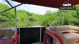 RISKY OUTDOOR SEX on a secret island! i got CREAMPIED ON A BOAT! POV