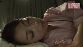 Asian beauty arches back in forbidden release