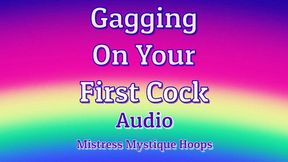 Gagging On Your First Cock Audio - Didn't expect to end up giving another man a blowjob! - Make Me Bi, Bisexual Encouragement, Bi-Sexual, Gay, Queer, Female Domination, Femdom POV with Mistress Mystique Hoops - MP4