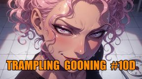 Trampling Gooning #10D: Boot-Crushed Surrender (Animated, Music, Text)