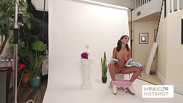 BTS - Aubry Babcock Teases Backstage Before Stepping On Stage!