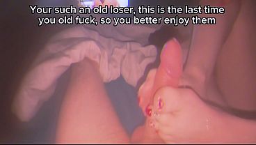 &ldquo_Caught Jerking to My Feet... So I Let Grandpa Finish Between My Soft Soles During My Shift&rdquo_