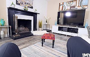 Stunning milf gets on her knees and sucks the studs dick