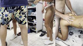 hotwife liberada: deu pra dois na frente do corno, tomou duas pirocadas no cu e ainda gozaram na sua boquinha