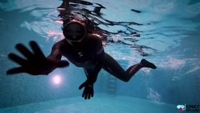 Underwater Giantess Hunts &amp; Claims Her Tiny Prey