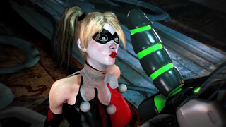 Harley Quinn X Cyber Grid: Doggy, Deepthroat, Riding (3D Gameplay) 60 Fps