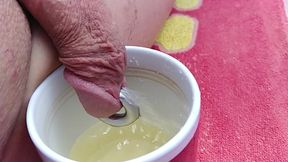 Coffee cup full to the brim