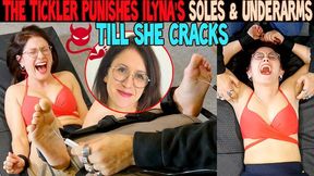 THE TICKLER PUNISHES ILYNA'S SOLES & UNDERARMS TILL SHE CRACKS - FULL HD MP4