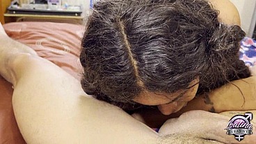 Black trans girl from Chicago is a cocksucker and cum SLUT
