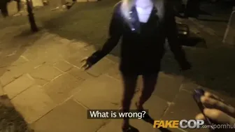 Fake Cop Takes Rough Anal from a Romanian Vampire During Graveyard Shift