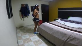 Hair Braided Less Talk More Action Tiny Tits Maid Doggystyle Slapping Her Sexy Cute Ass In The Bed Playing With Pussy - Jhodez1