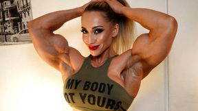 Muscle Session - Testing my Abs Muscle Worship Fantasy Video