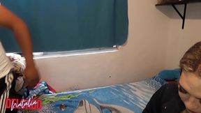 jovencito sorprende a su puta con enorme verga - natalia delgado