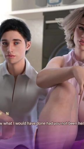 Key moment from &quot;Apocalust 02 - He Fuck His Step-MILF Stuck in the Washing Machine and Give her a Huge Cumshot!&quot;