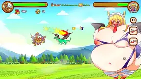 Voluptuous Anime Beauty Unleashed in Fiery Dragon Romance Adventure