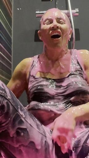 Callie Gets Pink Gunged