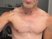 Papi Paul Pixel gets off and licks his cum