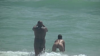 Caribbean Nude Beach Vacation Part 1 and 2 - Exhibitionist Wife Helena Price VOYEUR POV!!!