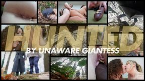 Hunted by Unaware Giantess in The Woods