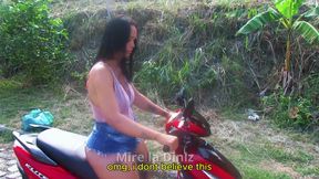 Biker Gave Help and Asked for Ass