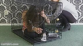 Caged And Cuffed - Lezdom