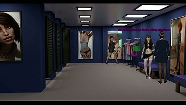 Kink Maker 6 - Cliair's Big Dildo Ride to Orgasm in Change Room