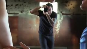 Admirable dusky Jenni Lee is sucking penis