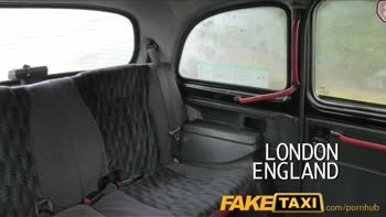 Blonde Beauty Seduces Taxi Driver for Backseat Frenzy