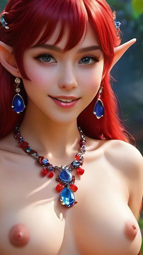 Cartoon Style Artistic Nude Adult Woman Eating Sloe - Ai Slideshow