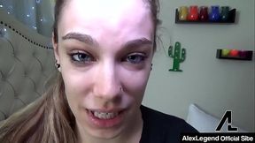 Hot PAWG Bobbi Dylan gets a facial from big cocked landlord Alex Legend