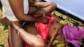 Indian hot wife Homemade handjob boobs pressing Doggystyle Fuking