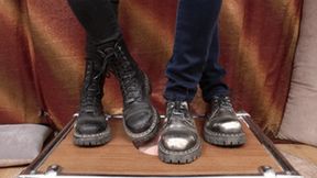 Teen girls trample my face with Doc Martens shoes (part 5 of 6), flo114x 1080p