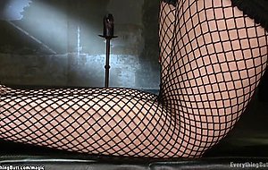 Stunning brunette ass injected with cum