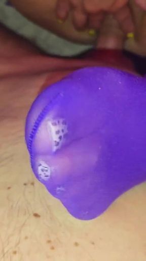 He Tore the Purple Nylon Tights on His Stepmom