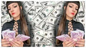$1k worth money counting ASMR