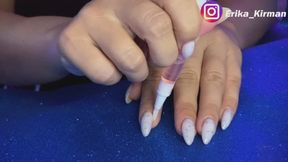 Slime Sensation & Long Nails Play