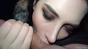 Red Eyes Stepsister Blows My Mind And Cock - Julie Kay