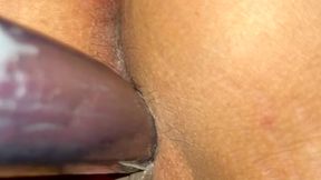 Asian beauty gets her perfect pink pussy licked and fingering before getting a big creamy cum pie