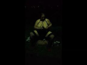 I Fuck My Dildo Outdoor