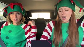 Horny Elves Cumming in Drive Thru With Lush Remote Controlled Vibrators Featuring Nadia Foxx