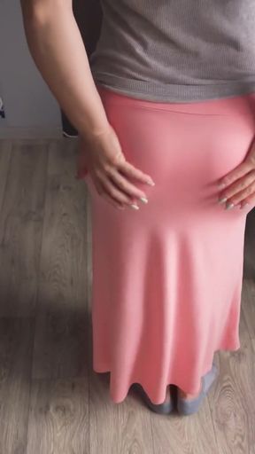 Must-share moment from &quot;Visible Panty Line Fetish Tease In Long Maxi Skirt&quot;