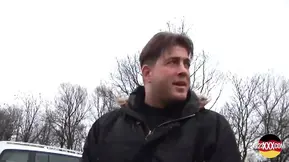 Picked up Chick Gets Fucked and Jizzed Outdoors