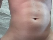 Hand job and extreme long urethal sounding