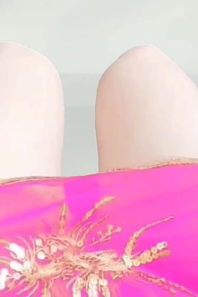 Z Crazy Hands-free Masturbating with Soft Feminine Thighs Sweet Cock
