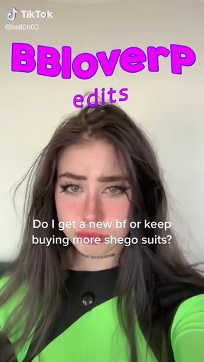 Cosplay cutie shows off big ass and tits in PMV on TikTok