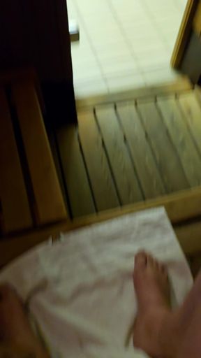 tiny dick in public hotel sauna