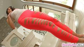 ”Camilla's making her smooth cunt cream”